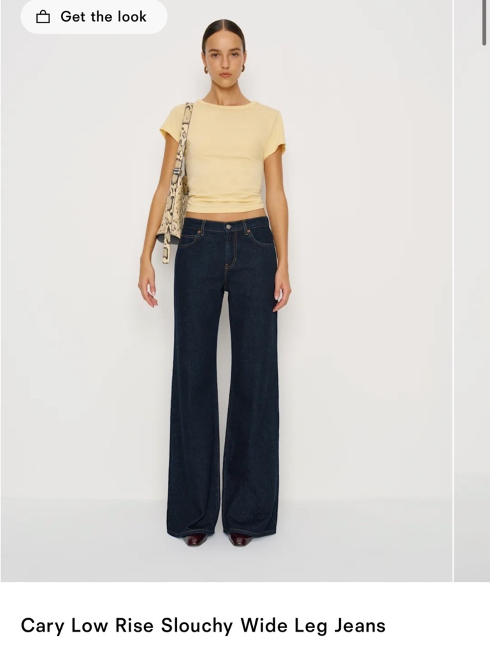 Reformation Wide-Leg Jeans - Dark Indigo